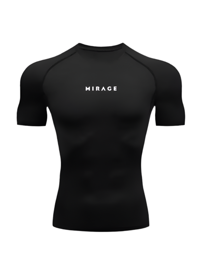 'LEGACY' COMPRESSION TEE - BLACK