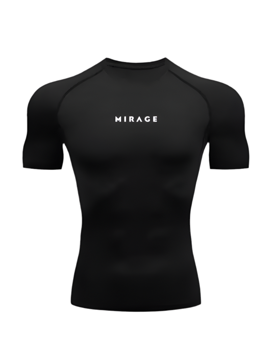 'LEGACY' COMPRESSION TEE - BLACK
